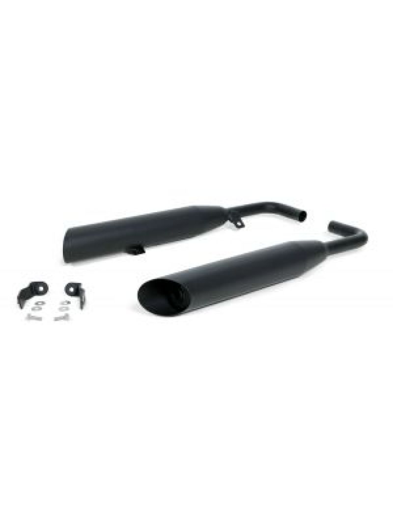 Remus 2017 Triumph Bonneville Bobber 57 kW (Euro 4) Custom Slash Cut Black Slip On - Left Side 7702 918117L 7702 918117L User 1