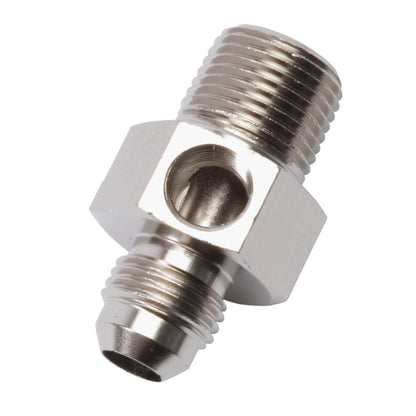 Russell Performance -6 AN Flare to 1/4in Pipe Pressure Adapter (Endura) 670081 670081 Photo - Primary
