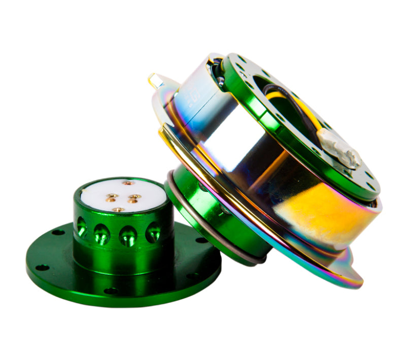 NRG Quick Release Gen 2.5 - Green Body / Neochrome Ring SRK-250GN/MC SRK-250GN/MC Photo - Primary