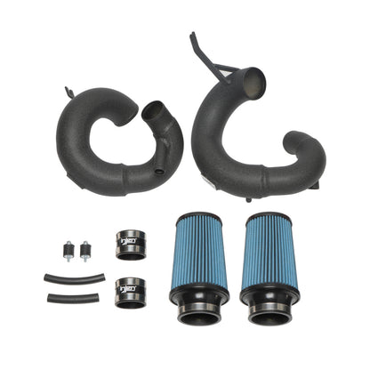 Injen 18-21 Kia Stinger 3.3L Twin Turbo Wrinkle Black Short Ram Air Intake SP1350WB SP1350WB Photo - out of package