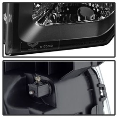 SPYDER Xtune Ford F150 09-14 Projector Headlights Halogen Model Only LED Halo Black PRO-JH-FF15009-CFB-BK 9032226 9032226 Photo - Unmounted