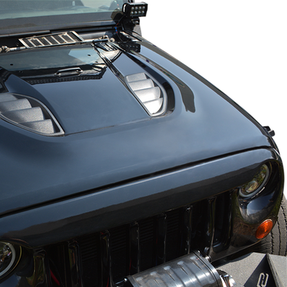 DV8 Offroad 07-18 Jeep Wrangler JK Rubicon 10th Anniversary Replica Hood HDMB07-TA HDMB07-TA User 1