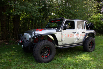 Fishbone Offroad 2018+ Jeep Wrangler JL Step Slider 4 Door FB23083 FB23083 Photo - lifestyle view