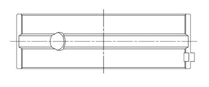 ACL GMC/Holden 1.6/1.8/2.0/2.4L Family II Engines Standard Size Main Bearing Set 5M2327H-STD 5M2327H-STD Technical Drawing