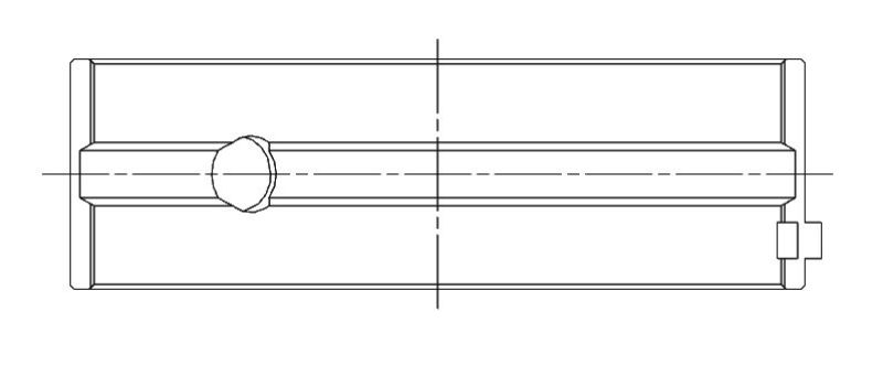 ACL Holden/Opel/Pont. 4 1.6/1.8/2.0/2.2 1982+ Race Series Main Bearings 5M2327HX-STD 5M2327HX-STD Technical Drawing