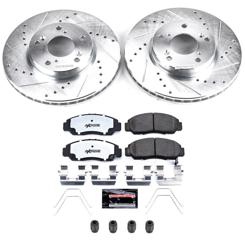 PowerStop Power Stop 06-11 Honda Civic Front Z26 Street Brake Kit K9109-26 K9109-26 Photo - Primary