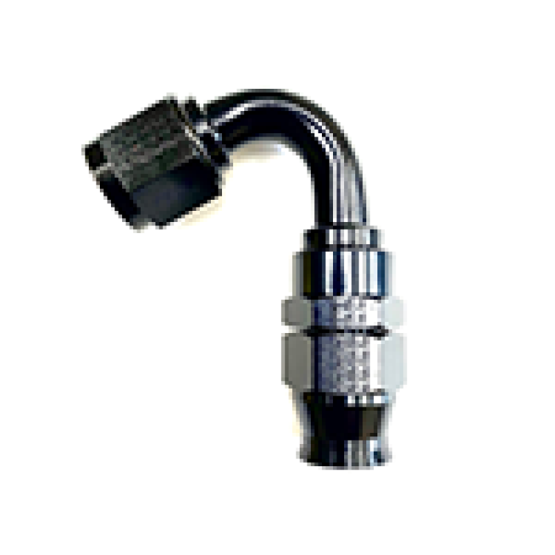 Fragola -10AN Real Street x 120 Degree Hose End Black For PTFE Hose 681210-BL 681210-BL Photo - Primary