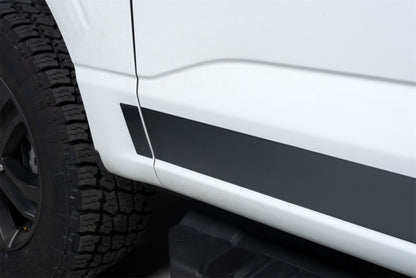 Putco 2021 Ford F-150 Reg Cab 6.5ft Short Box Black Platinum Rocker Panels (4.25in Tall 10pcs) 9751469BP 9751469BP Photo - Primary