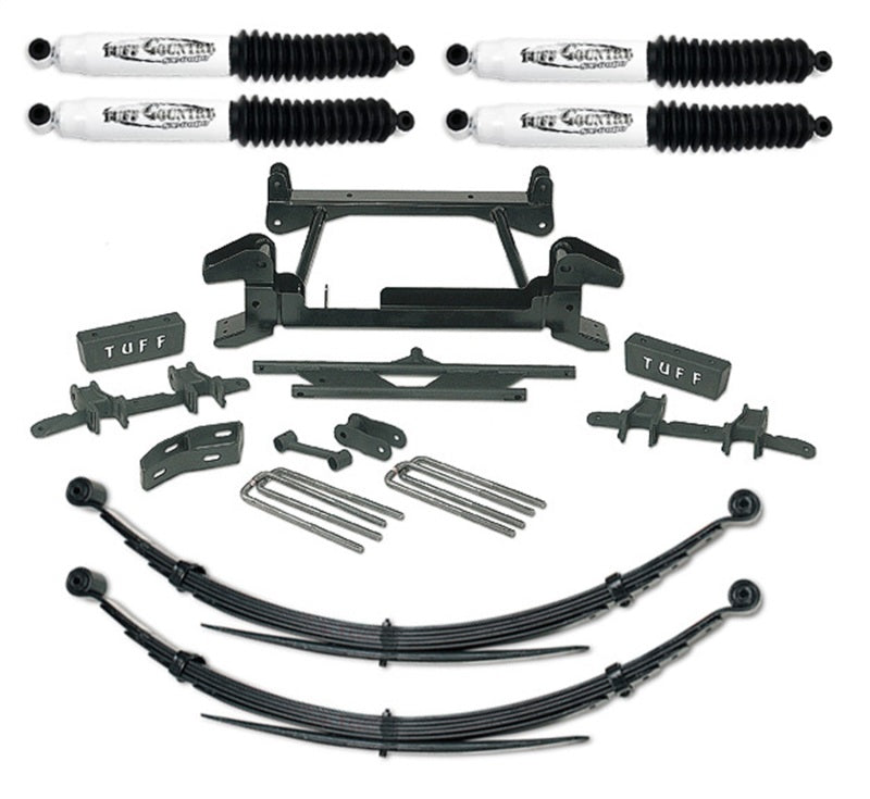 Tuff Country 88-98 Chevy Truck K1500 4x4 6in Lift Kit with Rear Leaf Springs (SX8000 Shocks) 16812KN