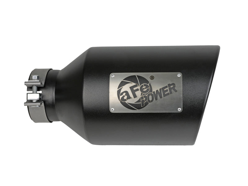 aFe Power MACH Force-Xp 409 Stainless Steel Clamp-on Exhaust Tip Black 49T40801-B15 49T40801-B15 Photo - Unmounted