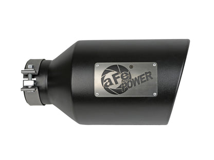 aFe Power MACH Force-Xp 409 Stainless Steel Clamp-on Exhaust Tip Black 49T40801-B15 49T40801-B15 Photo - Unmounted