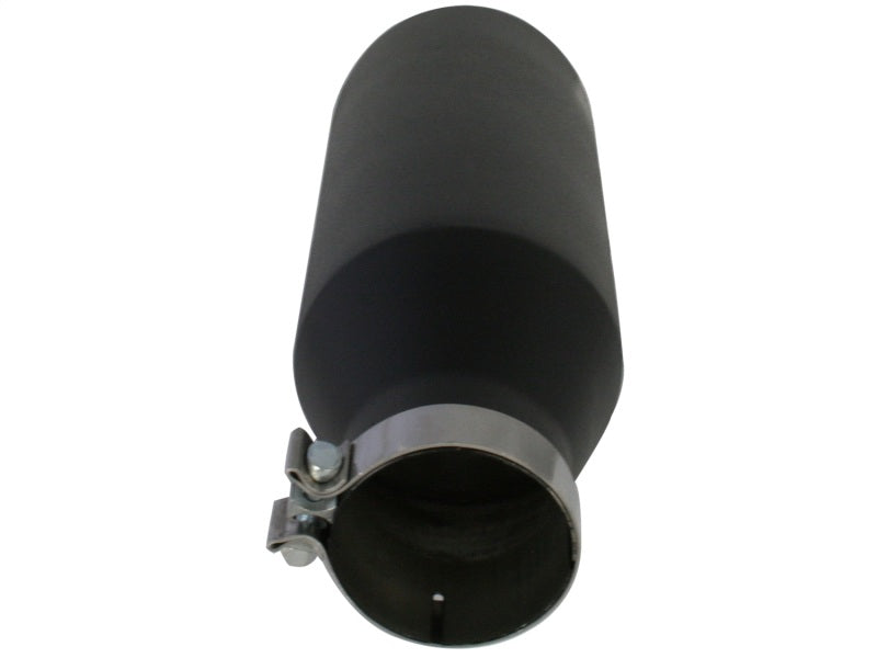 aFe MACH Force-Xp 4in 409 Stainless Steel Exhaust Tip - 4 In x 7 Out x 18 49-92023-B Photo - Unmounted