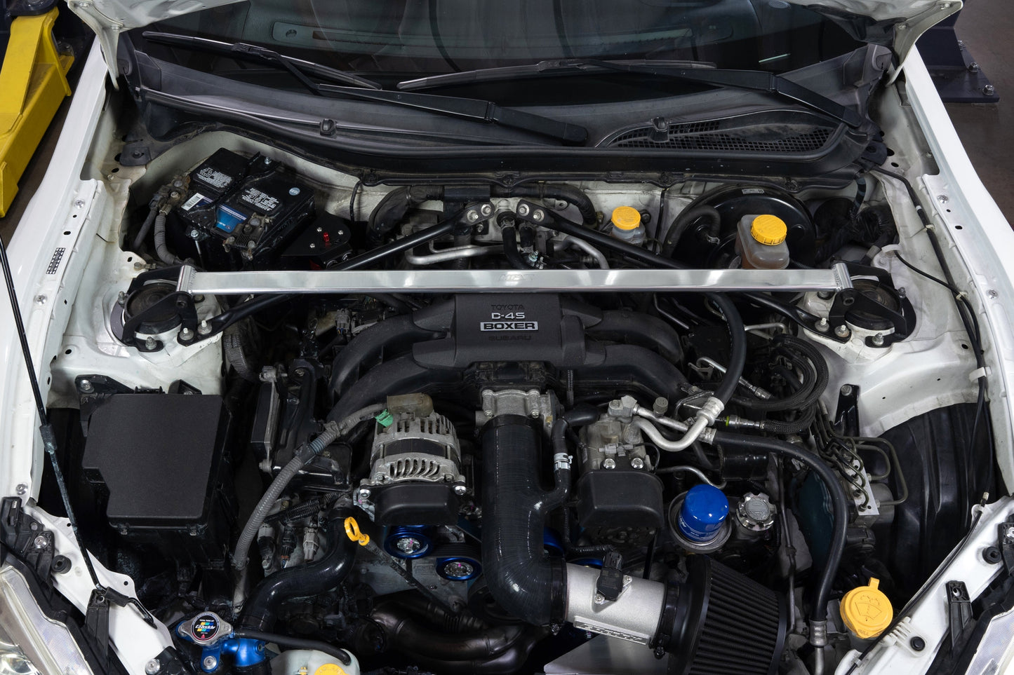 HPS Performance Front Strut Bar 2013-2016 Scion FRS ZN6, Polished 42-121P