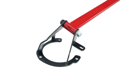 HPS Performance Front Strut Bar 2022-2025 Toyota GR86 ZN8, Red 42-121R