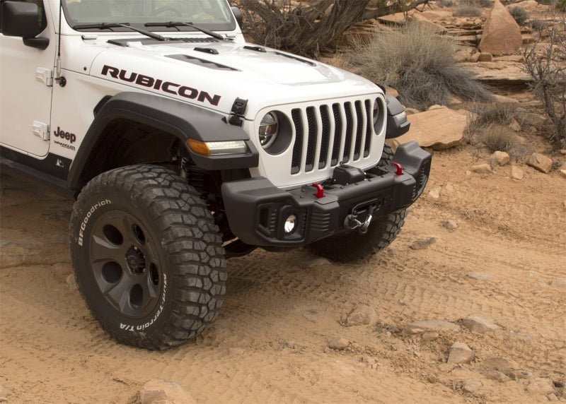 Rugged Ridge Spartacus Winch Plate;18-18 Jeep Wrangler JL/JLU 11543.16 Photo - Mounted