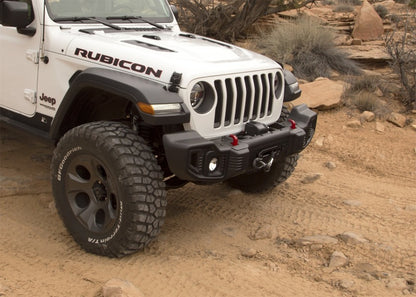 Rugged Ridge Spartacus Winch Plate;18-18 Jeep Wrangler JL/JLU 11543.16 Photo - Mounted