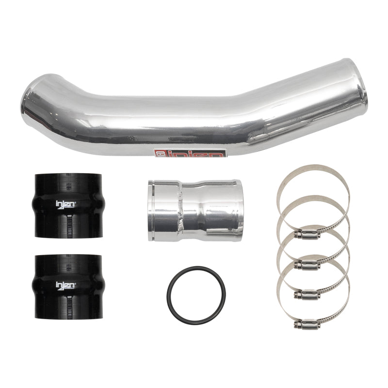 Injen 17-22 Ford F250/F/350/F-450/F-550 V8-6.7L Turbo Diesel Polished Intercooler Hot Side Piping SES9004ICPH SES9004ICPH Photo - out of package