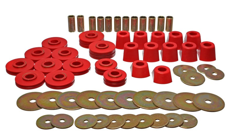 Energy Suspension Body Mount Set Red Chevrolet Blazer All 1969-1972 3.4110R Photo - Primary
