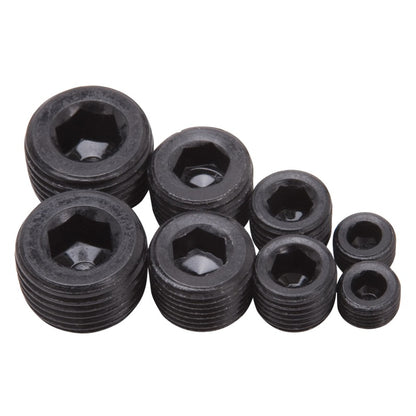 Edelbrock Fittings, Pipe Plug Kit, Internal Allen Head, 1/8", 1/4" 3/8", 1/2" 8051 Photo - Primary