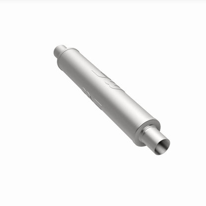 MagnaFlow 4" Round Center/Center Straight Through Performance Muffler 10435 360 Degree Image Set