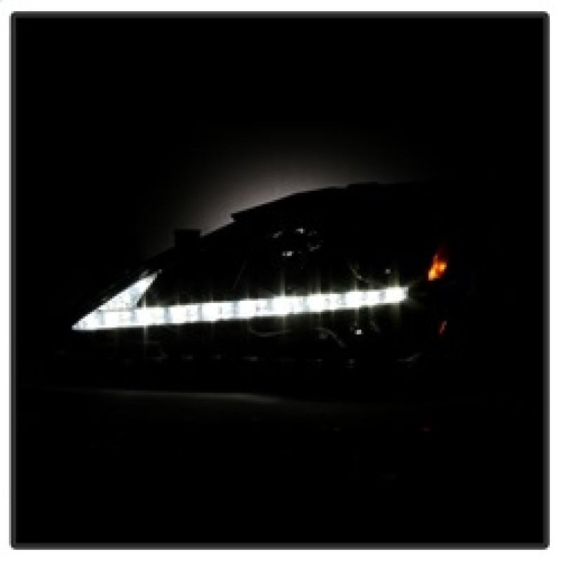 Spyder Lexus IS 250/350 2006-2010 Projector Headlights DRL Black Smoke PRO-YD-LIS06-DRL-BSM 5080073 5080073 Photo - Unmounted