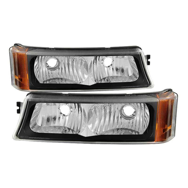 SPYDER Xtune Chevy Silverado 03-06 LED Bumper Lights Black CBL-JH-CSIL03-AM-BK 5079305 5079305 Photo - Primary