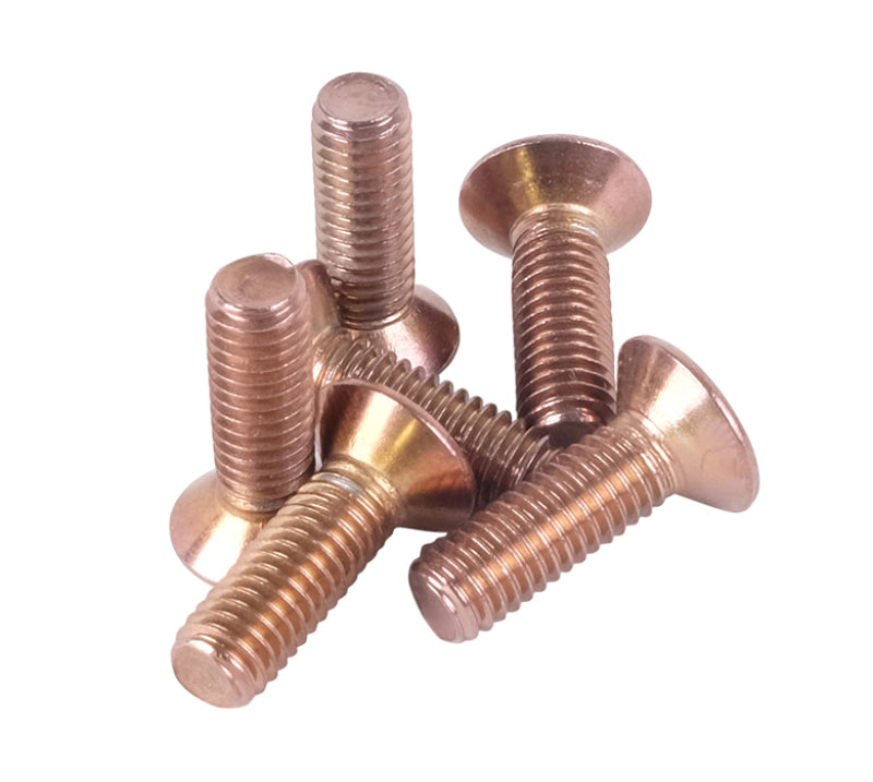 NRG Steering Wheel Screw Kit Upgrade Rose Gold "CONICAL'' SWS-100RG Photo - Primary