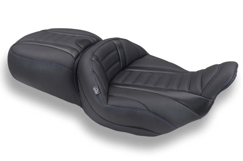 Mustang Motorcycle MMP One-Piece 2 Up Seat Seats Solo Motorcycle Seats main image