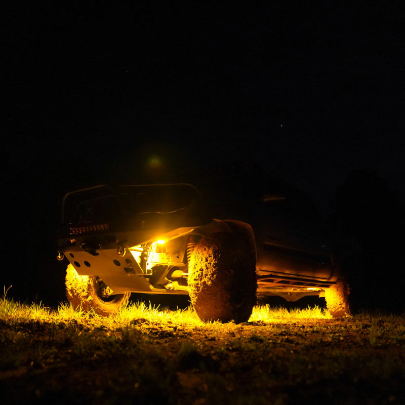 KC HiLiTES Cyclone V2 LED - Single Light - 5W Flood Beam 1360 Photo - lifestyle view