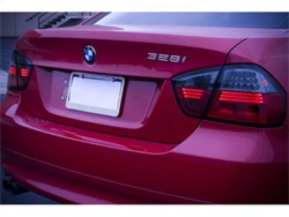 Spyder BMW E90 3-Series 06-08 4Dr LED Tail Lights Red Smoke ALT-YD-BE9006-LED-RS 5000910 5000910 Photo - Mounted