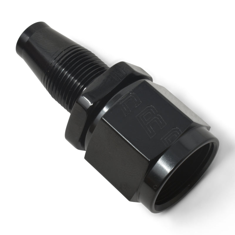 Russell -8 AN Hose End Without Socket Straight Polished and Black Anodized 615033 Photo - out of package