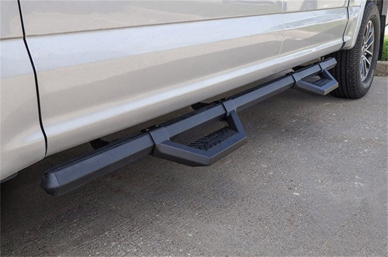 Dee Zee Deezee 99-23 Chevrolet/GMC/Dodge/Ford Full Size Truck Hex Cast - Crew Cab Side Steps (Txt Blk) DZ66321CTB DZ66321CTB Photo - Mounted