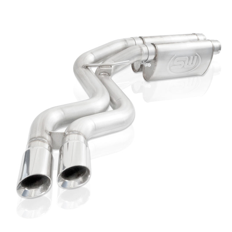 Stainless Works 2010-14 Ford Raptor Exhaust X-Pipe Turbo Resonator Front Passenger Rear Tire Exit FTR13CBFT FTR13CBFT Photo - Primary