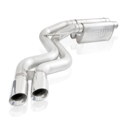 Stainless Works 2010-14 Ford Raptor Exhaust X-Pipe Turbo Resonator Front Passenger Rear Tire Exit FTR13CBFT FTR13CBFT Photo - Primary