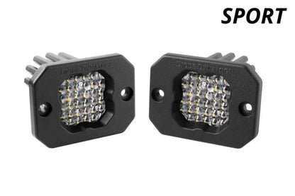 Diode Dynamics Stage Series C1 LED Pod Sport - White Flood Flush ABL (Pair) DD6470P DD6470P User 1