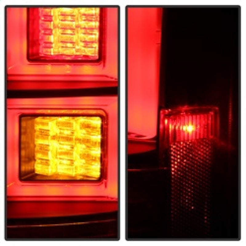 Spyder Land Rover Discovery LR4 10-14 Light Bar LED Tail Lights Black ALT-YD-LRDLR410-LBLED-BK 5080936 5080936 Photo - Unmounted