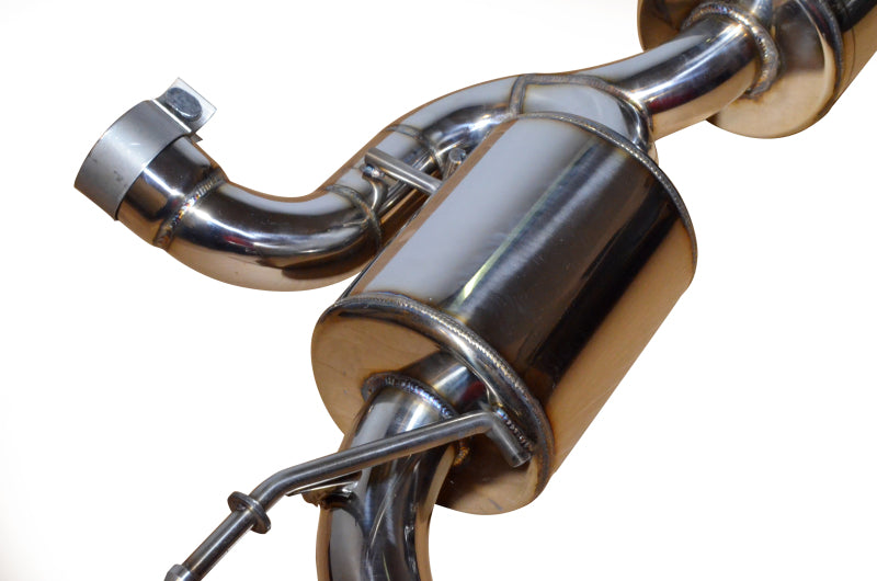 Injen 07-17 Jeep Wrangler JK 3.6L/3.8L 63mm Polished Axle-back Exhaust w/ 4in Black Tips SES5004P SES5004P Photo - out of package