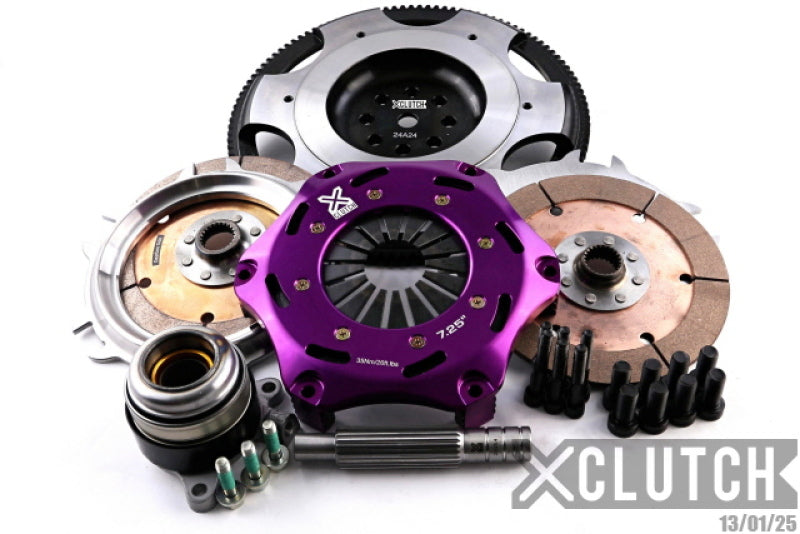 XCLUTCH 23-24 Toyota GR Corolla Morizo Edition 1.6L 7.25in Twin Solid Ceramic Clutch Kit XKTY18628-2E XKTY18628-2E Photo - Primary
