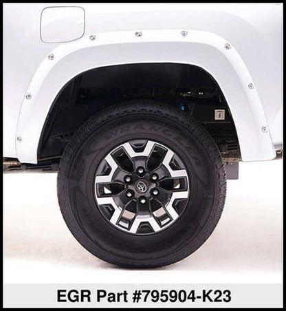 EGR 16+ Nissan Titan XD Bolt-On Look Color Match Fender Flares - Set - Liquid Platinum Metallic 795904-K23 795904-K23 Thumbnail