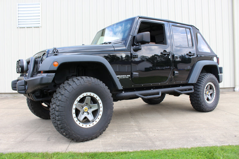 Fishbone Offroad 07-18 Jeep Wrangler JK 4 Door Rocker Guards Scale Armor FB23053 FB23053 Photo - lifestyle view