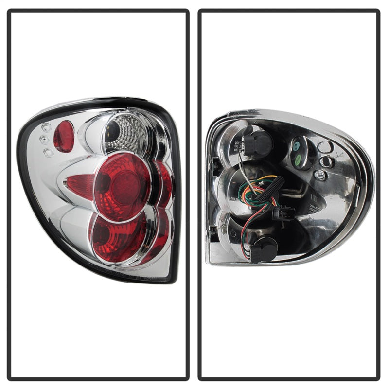 Spyder Dodge Caravan/Grand Caravan 01-07 Euro Style Tail Lights Chrome ALT-YD-DC01-C 5002228 5002228 Photo - Unmounted