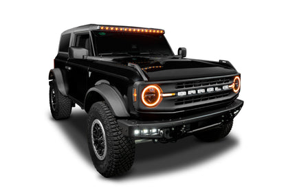 ORACLE Lighting Oracle 2021+ Ford Bronco Integrated Windshield Roof LED Light Bar System 5888-023 5888-023 Photo - Mounted
