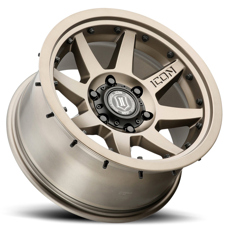 ICON Rebound Pro 17x8.5 6x5.5 25mm Offset 5.75in BS 95.1mm Bore Bronze Wheel 21817859057BR 21817859057BR Photo - Unmounted