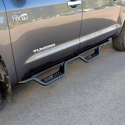 Westin 07-21 Toyota Tundra CrewMax Outlaw Drop Nerf Step Bars - Black 20-13255 20-13255 Photo - Mounted