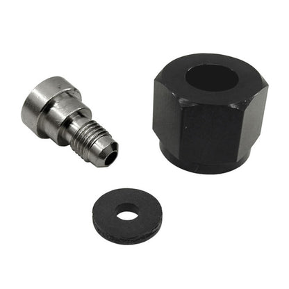 Nitrous Express 4An Bottle Nipple & Nut For CO2 Valve (Incl. Gasket) 11713 Photo - Primary