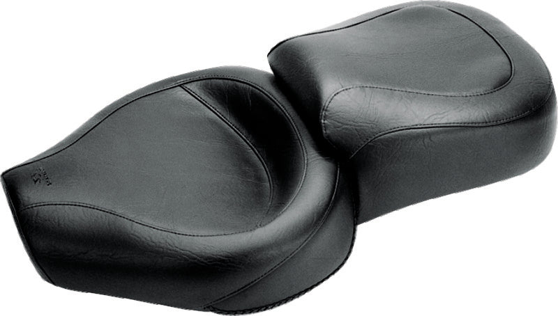 Mustang Motorcycle Mustang 82-03 Harley Sportster Wide Touring 1PC Seat - Black 75129 75129 Photo - Primary