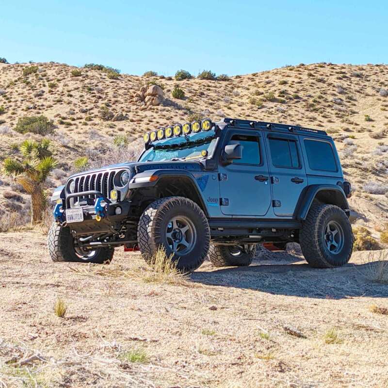 KC HiLiTES 2021+ Jeep Wrangler 4XE 50in Overhead Light Bar Mounting Bracket Set 7331 7331 Photo - lifestyle view