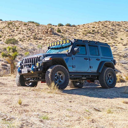 KC HiLiTES 2021+ Jeep Wrangler 4XE 50in Overhead Light Bar Mounting Bracket Set 7331 7331 Photo - lifestyle view