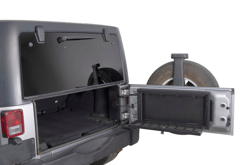 Tuffy Products Tuffy Jeep Wrangler Molle Tailgate Lockbox W/ Keyed Lock 366-01 366-01 Photo - Mounted