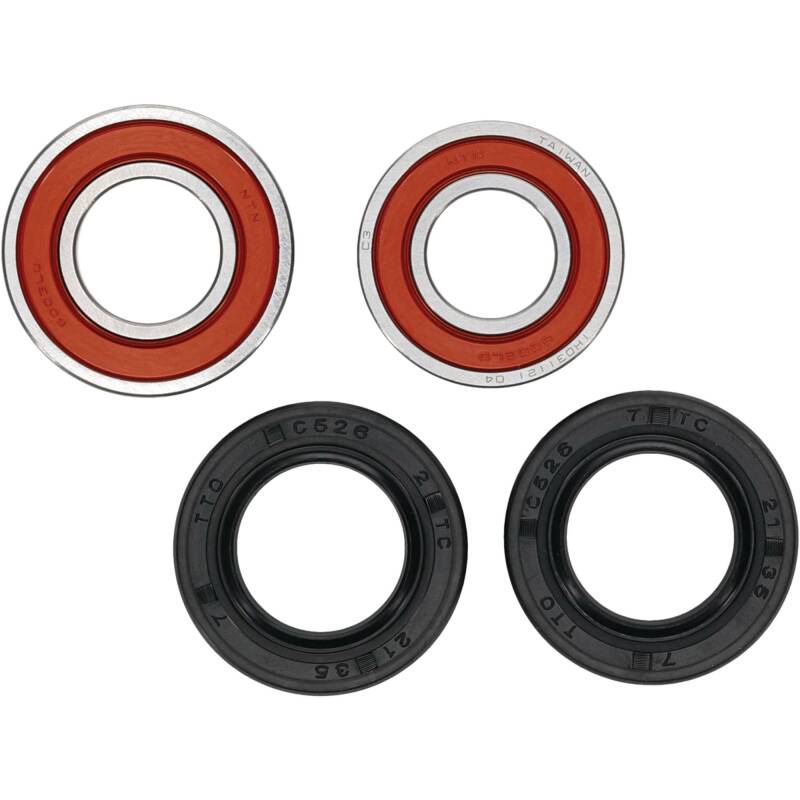 Pivot Works Honda Wheel Bearing Kit Premium Bearings 25-1050-P 25-1050-P Photo - Primary